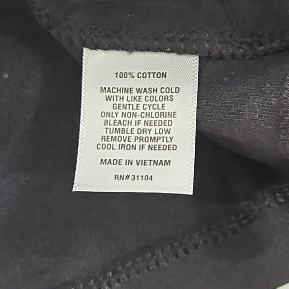 Kim Rogers Perfectly Soft Tee NEW Women's XXL Deep Black 3/4 Length Sleeve NWT - Picture 7 of 13